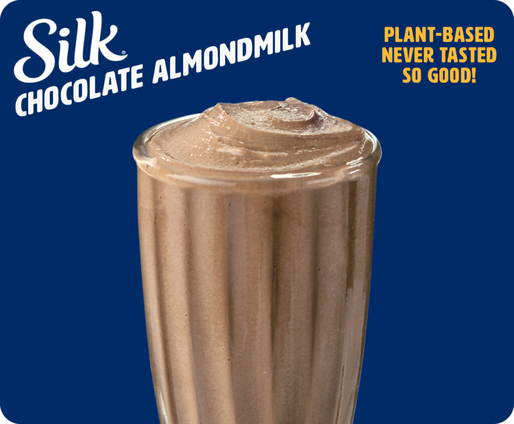 silk chocolate almondmilk vegan option at cold stone