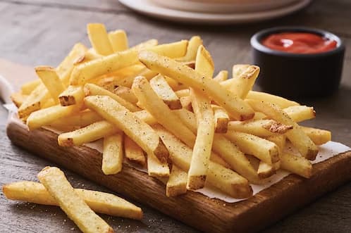 the fries are vegan at applebee's