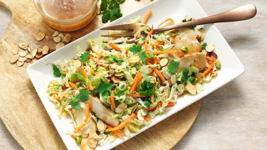 vegan option at panera bread Asian Sesame Salad without Chicken