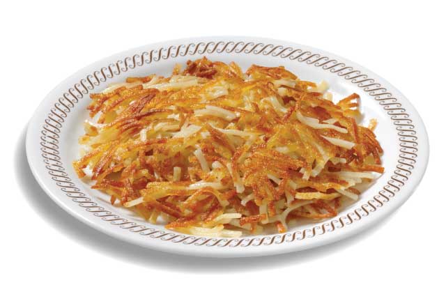 are hash-browns vegan at waffle house? Yes it is.
