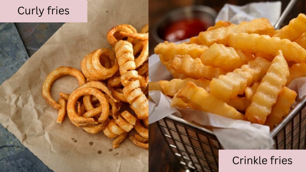 curly and crinkle fries as vegan options at arbys