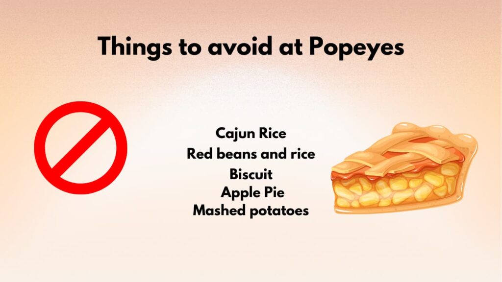 is apple pie vegan at popeyes