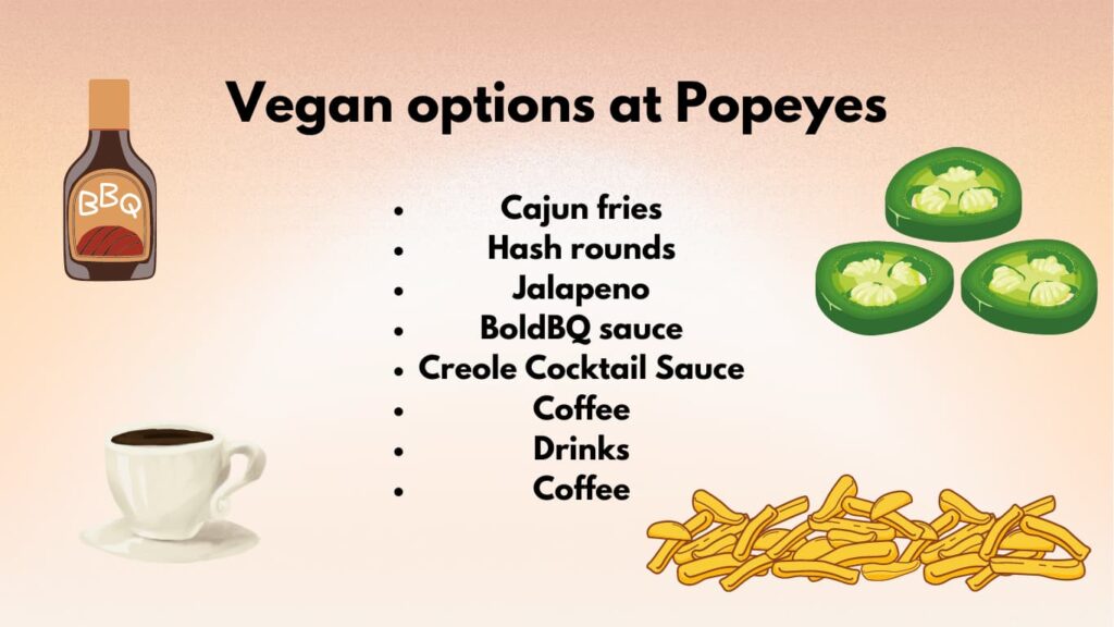 vegan options at popeyes