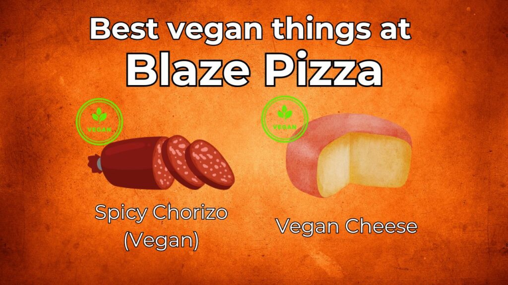 does blaze pizza have vegan cheese?